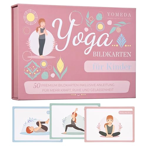 Yomeda Kinderyoga Bildkarten 50 Hochwertige Yoga Karten F