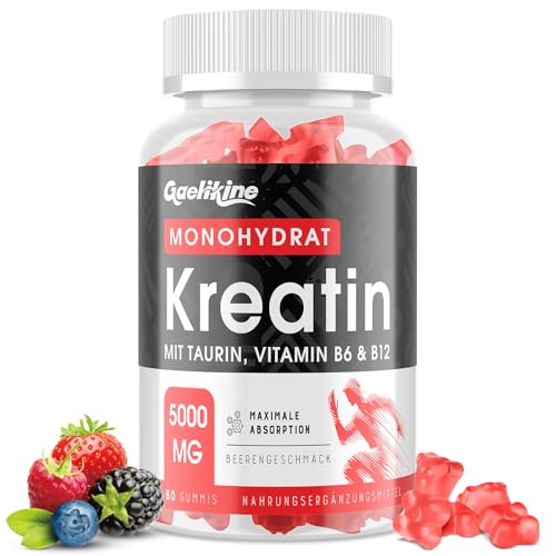 Gaelikine Creatin Monohydrat Gummib Rchen 5000mg Hochdosierte Kreatin
