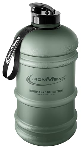 Ironmaxx Water Gallon Matt Mineral Green 2200ml Bpa