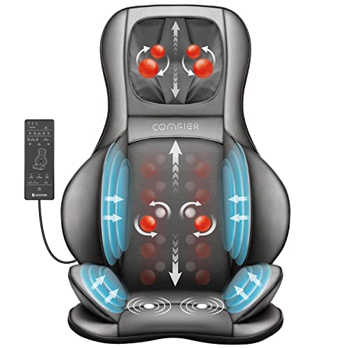 Comfier Shiatsu Massagesitzauflage Mit Knet Rollen Vibrations Und