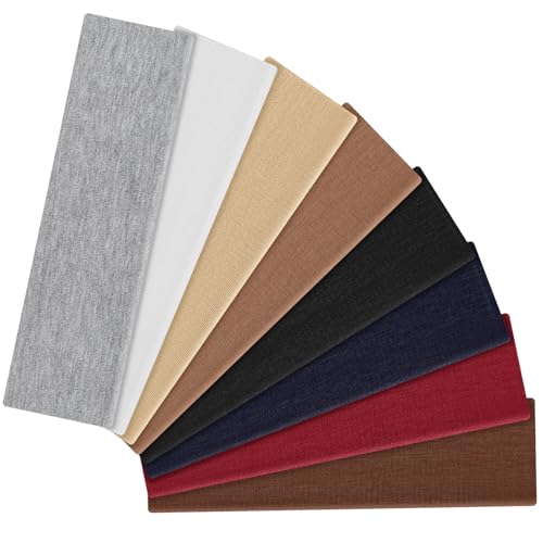 Awumbuk Stirnband Damen Sport 8 Pack Haarband Schwarz