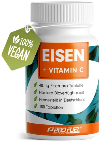 Eisentabletten 180x Mit 40 Mg Eisen Vitamin C
