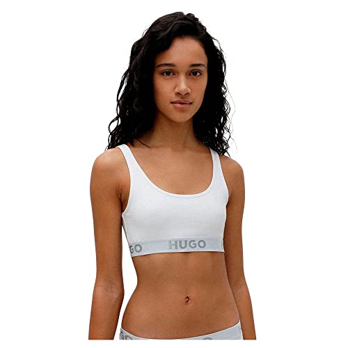 Hugo Damen Sporty Logo Bralette White100 Xxl Eu