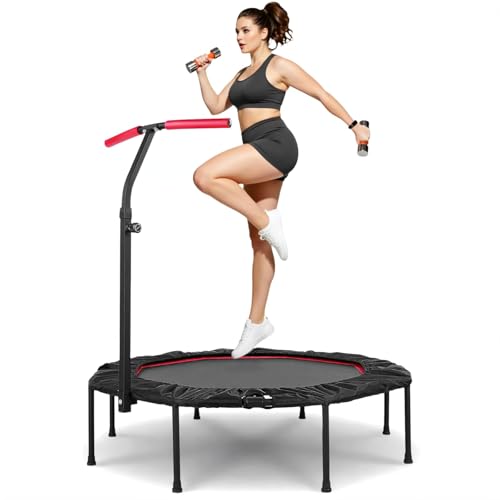 Liferun Mini Trampolin Indoor Erwachsene 128cm Fitness Trampoline