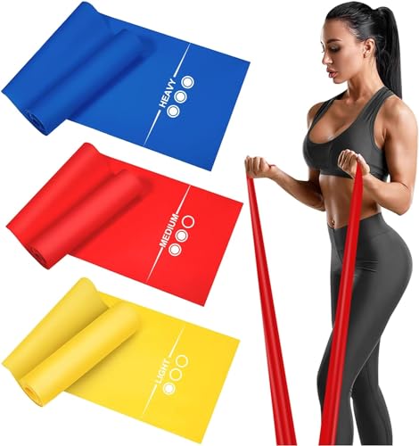 Fitnessband 3er Set 2m Lang Fitnessb Nder Widerstandsb