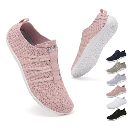 Geweo Barfu Schuhe Damen Traillaufschuhe Leicht Training Fitnessschuhe