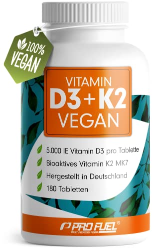 Vitamin D3 K2 Vegan 180 Tabletten Mit 5000