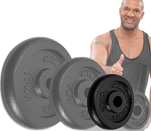 Miweba Sports Hantelscheiben Set Hsg25 Hanteln Hantelscheibe Hantel