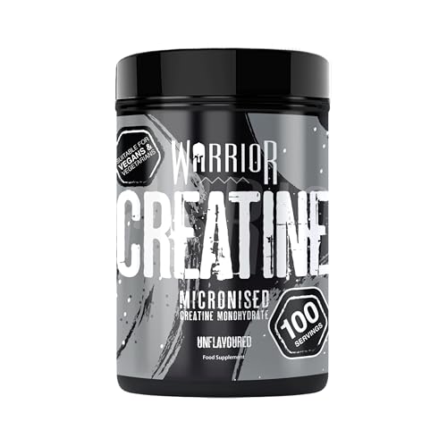 Warrior Kreatin Monohydrat Pulver 500g Geschmacksneutral Mikronisierte Verbessert