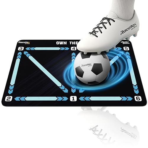 Racetex Fussballmatte Training Kinder 90x60 Cm Rutschfeste Und