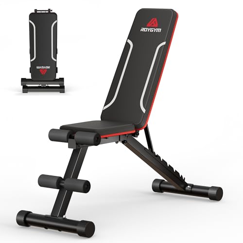 Roygym Klappbare Hantelbank Multifunktion Training Fitness Mit 9