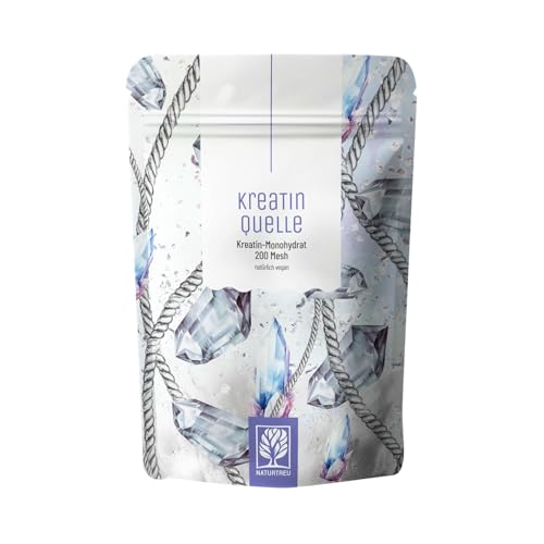 Naturtreu Creatin Monohydrat Pulver 500g Beutel 100 Reines