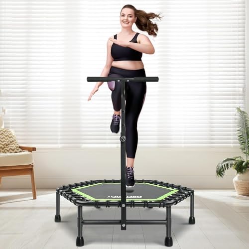 Onetwofit 114cm Trampolin Lndoor R Ckprall Trampolin F