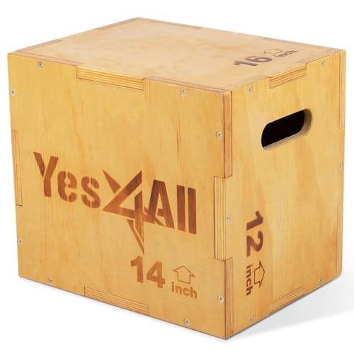 Yes4all 3 In 1 Holz Plyo Box Mit