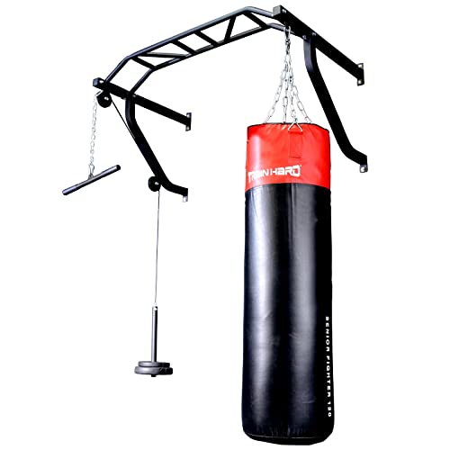 Trainhard Multigriff Klimmzugstange Wandmontage Mit Latzug Boxsackhalterung Gepr