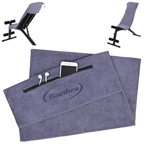 Gaethra Fitness Handtuch 120x50cm Sporthandtuch Fitnessstudio Mit Rei