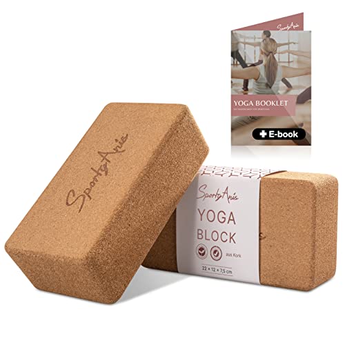 Sportyanis Premium Yoga Block 2er Set Inkl E