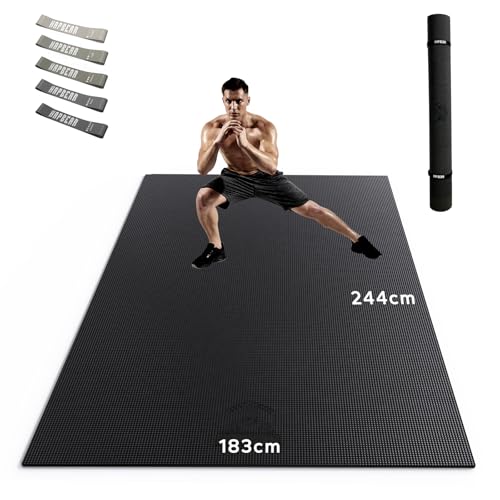 Hapbear Extra Gro Breit Sportmatte Fitnessmatte Gymnastikmatte Rutschfest