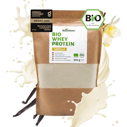 Rheinnatur Bio Whey Protein Pulver Vanille 900 G