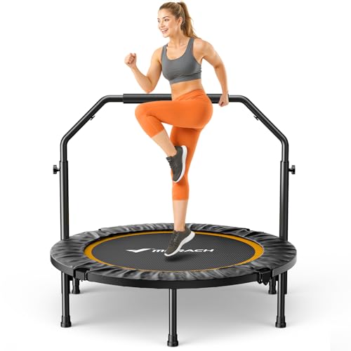 Merach Mini Trampolin 102cm 122cm Fitness Trampolin Faltbar
