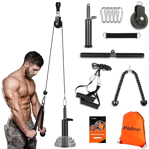 Ruffman Fitness Latzug Gym Kabelzug Unterarmtrainer Krafttraining Trizeps