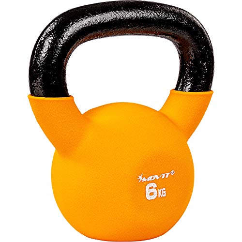 Movit Kettlebell Pro Kugelhantel Aus Gusseisen Mit Neoprenbeschichtung
