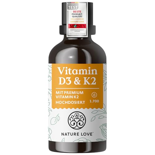 Nature Love Vitamin D3 K2 50ml Hoch Bioverf