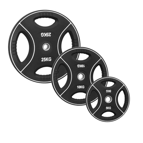 Power Xtreme Hantelscheibe Gewichtsscheibe 30mm 31mm Polyurethan Mit