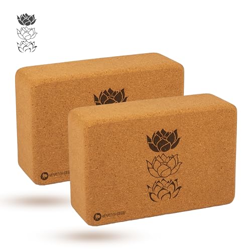 Yoga Block Kork By Sports Hero 2er Set