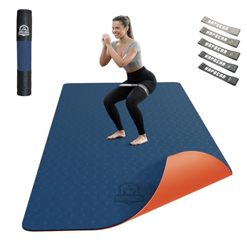 Hapbear Yogamatte Xxl 183cmx91cmx6mm Dicke Extra Gro Rutschfest
