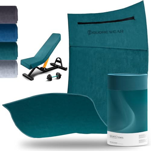 Migliore Wear Sporthandtuch Fitnessstudio 120x50cm Fitness Handtuch Mit