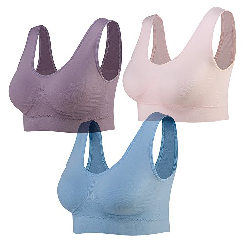 Lemef Damen Seamless Sport Bh Mit Merfarben Wohlf