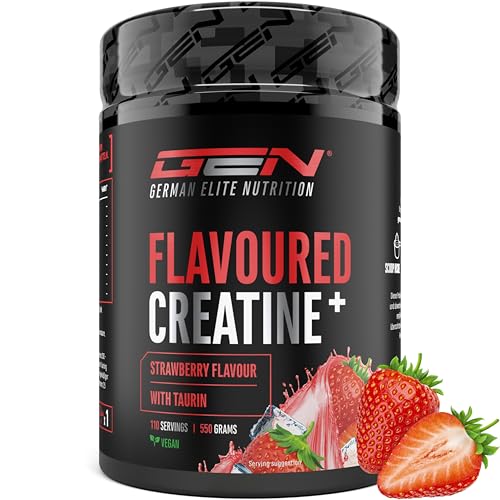 Flavoured Creatine Pulver 550g Creatin Monohydrat L Taurin