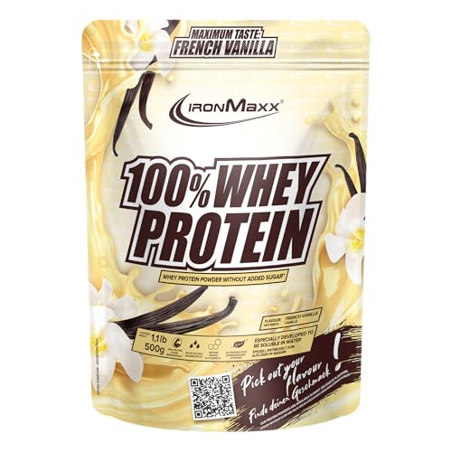 Ironmaxx 100 Whey Protein Pulver 500g Vanille Cremiger
