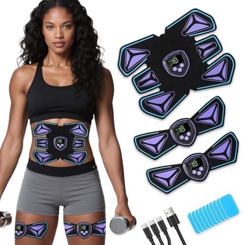 Braload Ems Abs Stimulator Elektrisches Trainingsger T Wiederaufladbarer