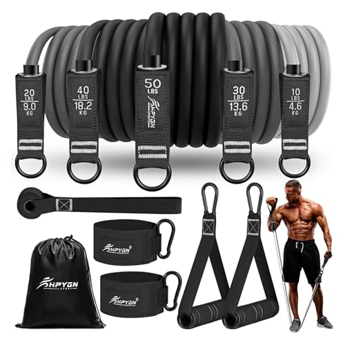 Hpygn Fitnessb Nder Resistance Bands Set 150lb Widerstandsb