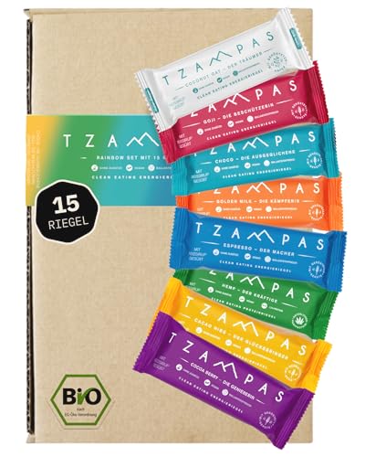 Tzampas Bio Energieriegel 15x40g Riegel In Rainbow Box