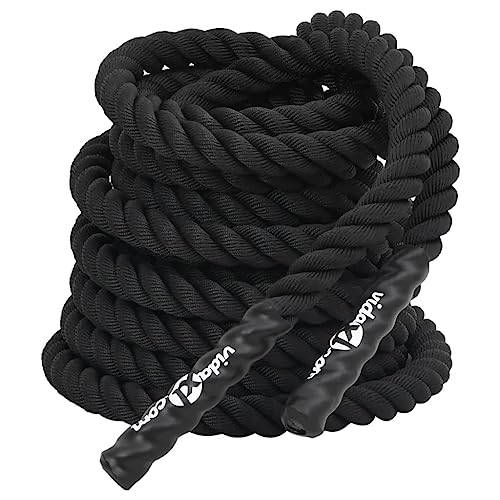 Vidaxl Kampfseil Trainingsseil F R Krafttraining Muskelaufbau Bungsseil