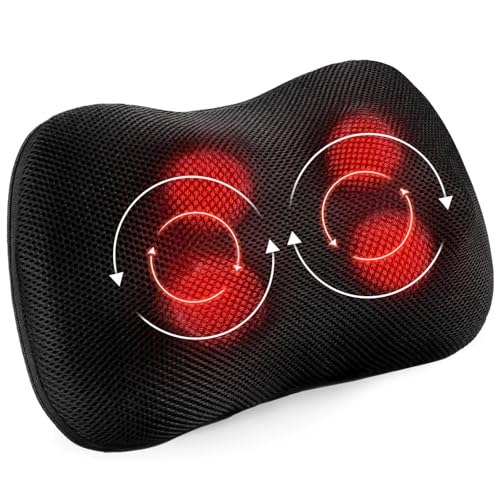 Shiatsu Massageger Te Nackenmassagekissen Mit W Rmefunktion 3d