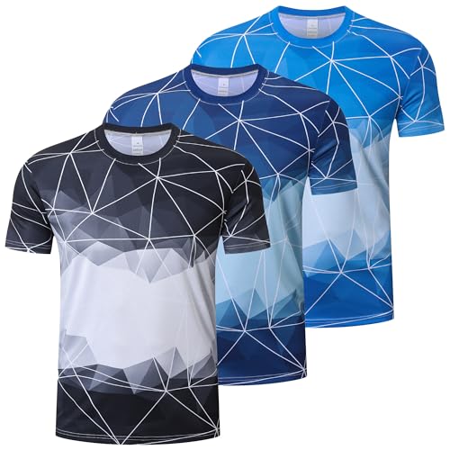 Cimic 3er Pack Sport Tshirts Herren Sportshirt Herren