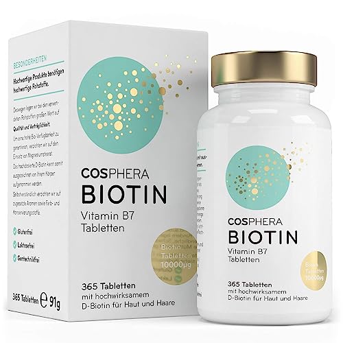 Biotin Tabletten Hochdosiert Mit 10 000 Mcg D