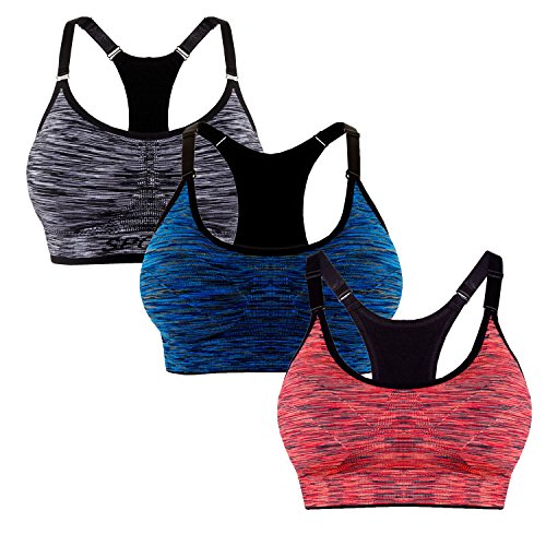 Libella 3er Pack Damen Bustier Bralette Sport Bh