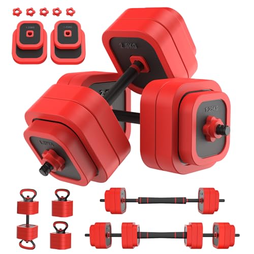 Joroto 30kg Verstellbares Hantelset 4 In 1 Kurzhanteln