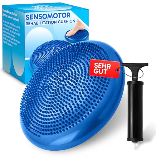 Retoo Ballsitzkissen Mit Pumpe 34cm Durchmesser Balancekissen Orthop