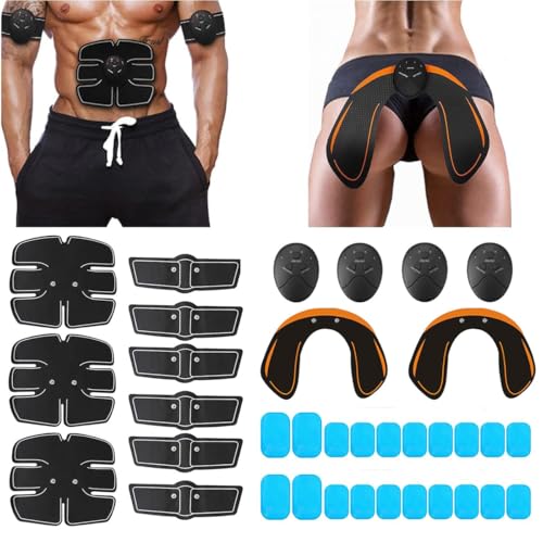 Eondevo 35pcs Set Bauchmuskeltrainer Ems Trainingsger T Ems