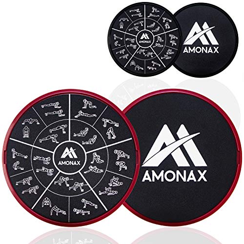 Amonax Gleitscheiben Fitness Doppelseitige Slider Bung Core Fitness