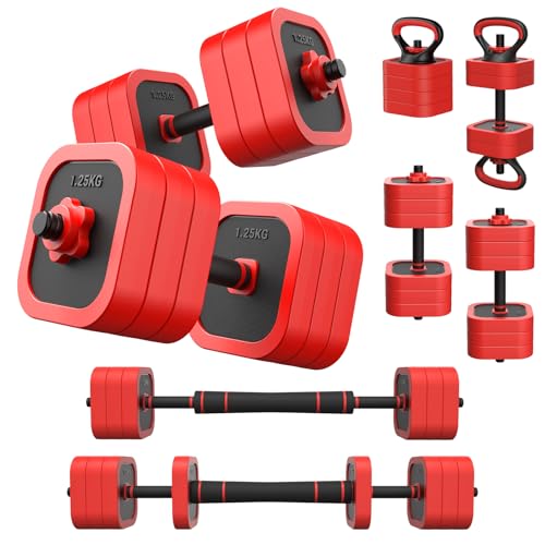 Joroto 10kg Verstellbares Hantelset 4 In 1 Kurzhanteln