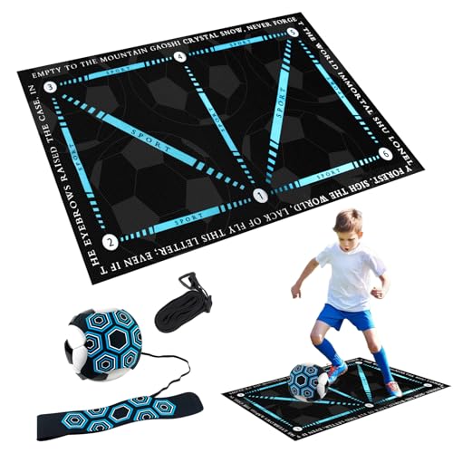 Kazaigou Fussballmatte Training Kinder Fussball Trainingszubeh R 60x90