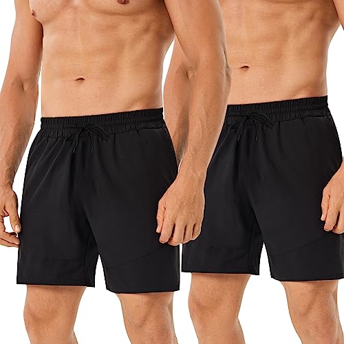 Hoplynn 2er Pack Sporthose Herren Kurz Mit Rei