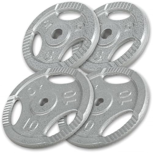 Gorilla Sports Hantelscheiben Einzeln Set 0 5kg 1